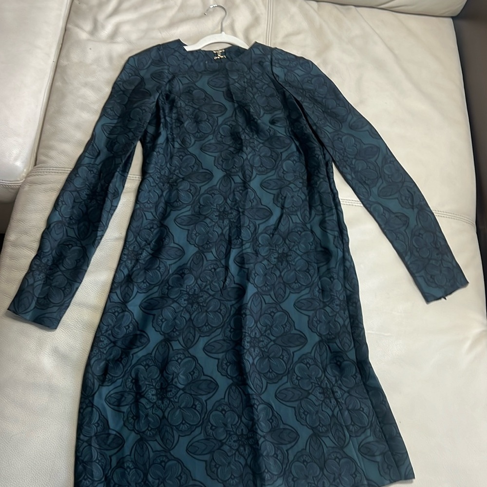 Dark green Marni 100% silk dress size 40